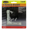 2-Pack 3x3 Flat Shelf Brackets